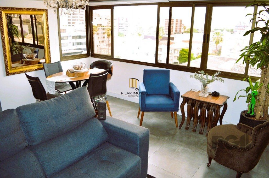 Excelente apartamento 2 dormitórios com  1 suíte e vista panorâmica para o Guaíba