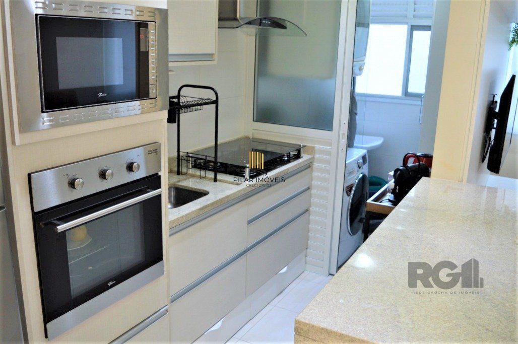Excelente apartamento 2 dorm. sendo 1 suite, com terraço, churrasqueira, semimobiliado - 1 vaga dupla - Bairro Cidade Baixa