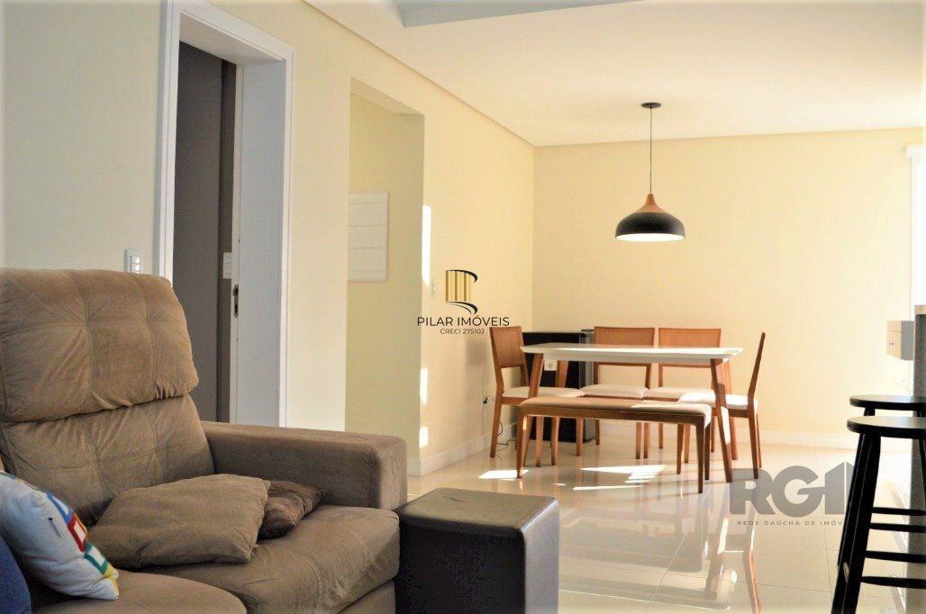 Excelente apartamento 2 dorm. sendo 1 suite, com terraço, churrasqueira, semimobiliado - 1 vaga dupla - Bairro Cidade Baixa
