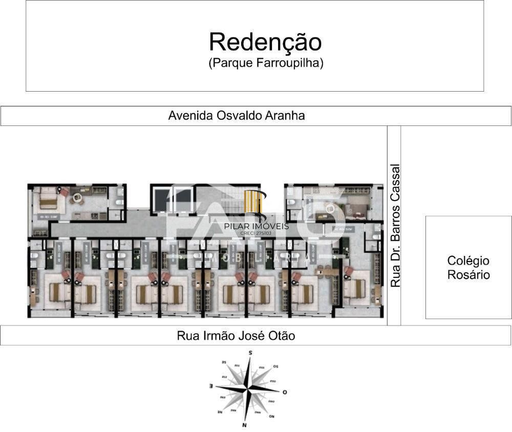 Studio próximo UFRGS ,UFCSPA ,Colégio Rosário e Complexo Santa Casa