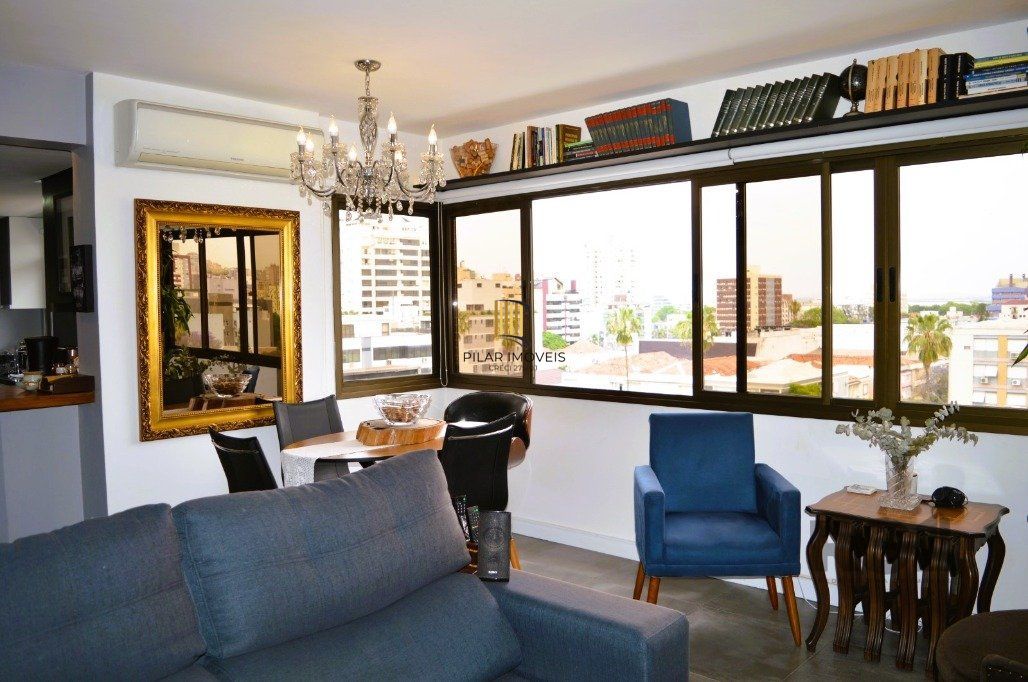 Excelente apartamento 2 dormitórios com  1 suíte e vista panorâmica para o Guaíba