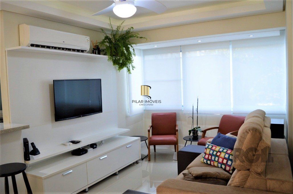 Excelente apartamento 2 dorm. sendo 1 suite, com terraço, churrasqueira, semimobiliado - 1 vaga dupla - Bairro Cidade Baixa