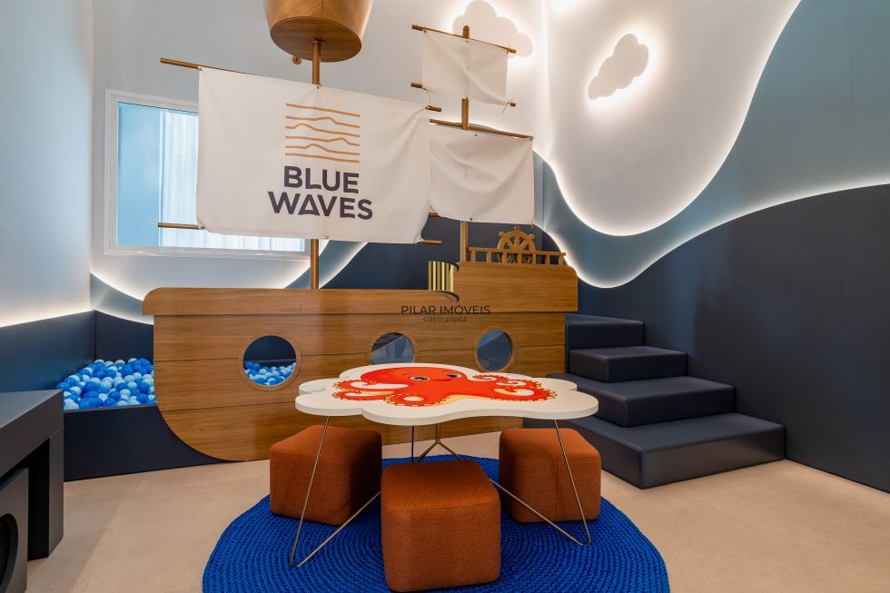 APARTAMENTO DE LUXO NO BLUE WAVES RESIDENCES EM PIÇARRA- SC COM VISTA PARA O MAR - ALTO PADRÃO