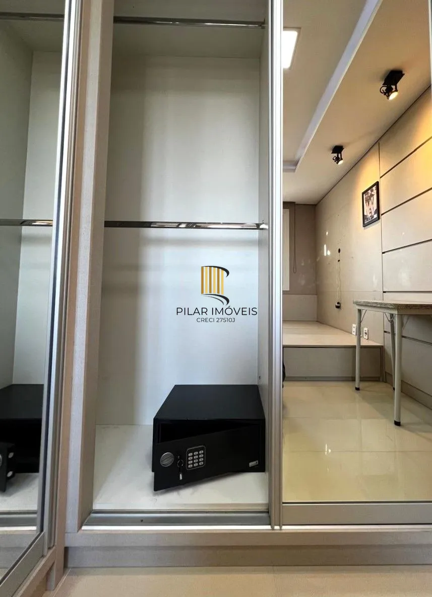 Apartamento 1 dormitório mobiliado com vaga e infra no Bairro Santana