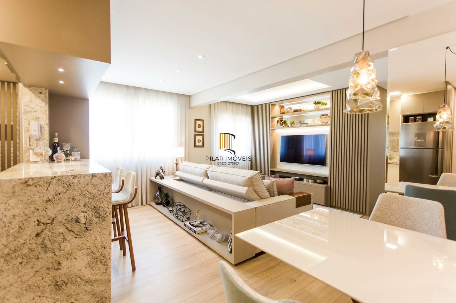 Apartamento 3 dormitórios no bairro Humaitá - Pilar Imóveis