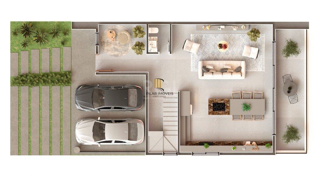 Casa Condominio para Venda - 288m², 3 dormitórios, sendo 3 suites, 4 vagas - Centro