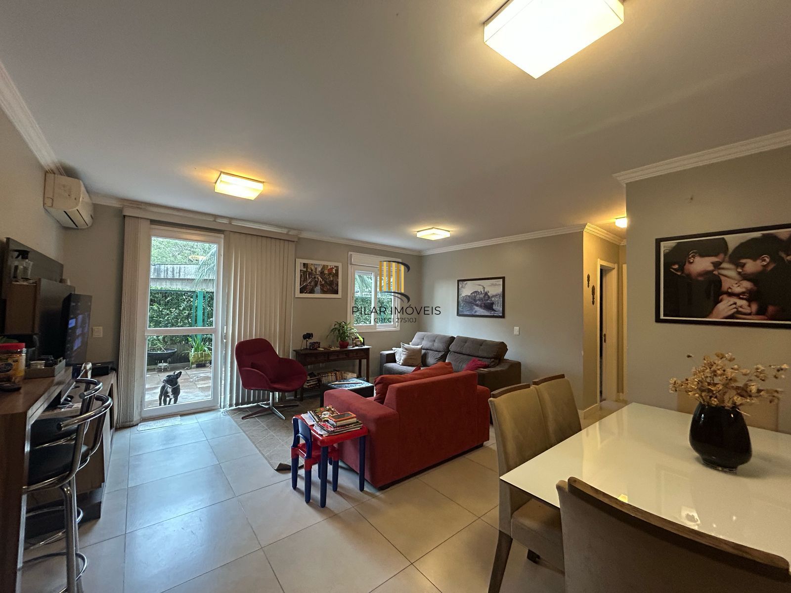 Apartamento garden com pátio gigante. Infra completa, a 5 min do Iguatemi. - Pilar Imóveis