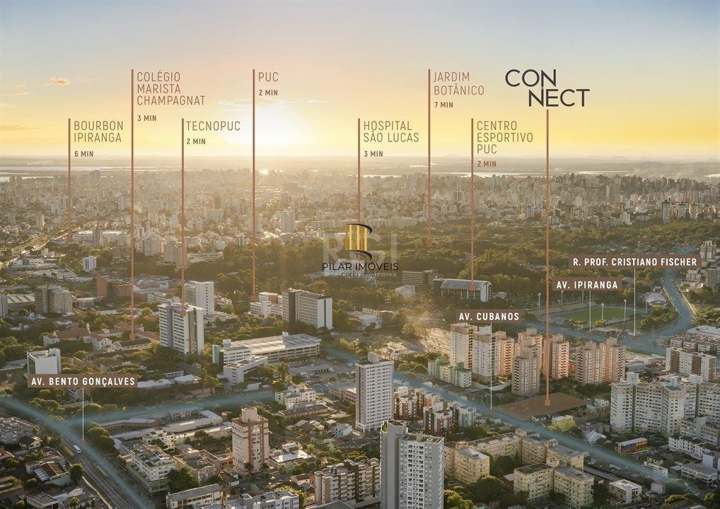 Apartamento para Venda - 27m², 1 dormitório, sendo 1 suites, 1 vaga - Partenon