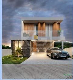 Casa Condominio para Venda - 244m², 3 dormitórios, sendo 3 suites, 2 vagas - Centro
