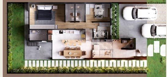 Casa Condominio para Venda - 144m², 3 dormitórios, sendo 1 suites, 2 vagas - São Vicente