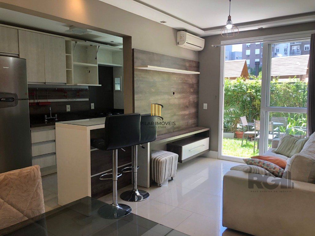 Apartamento com pátio 2 quartos (1 suites) churrasqueira e vaga. Infra completa - Pilar Imóveis