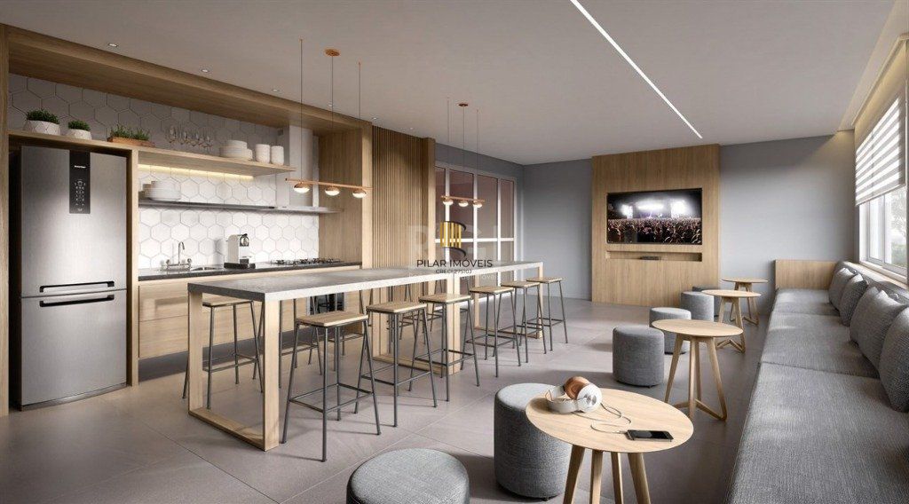 Apartamento para Venda - 27m², 1 dormitório, sendo 1 suites, 1 vaga - Partenon