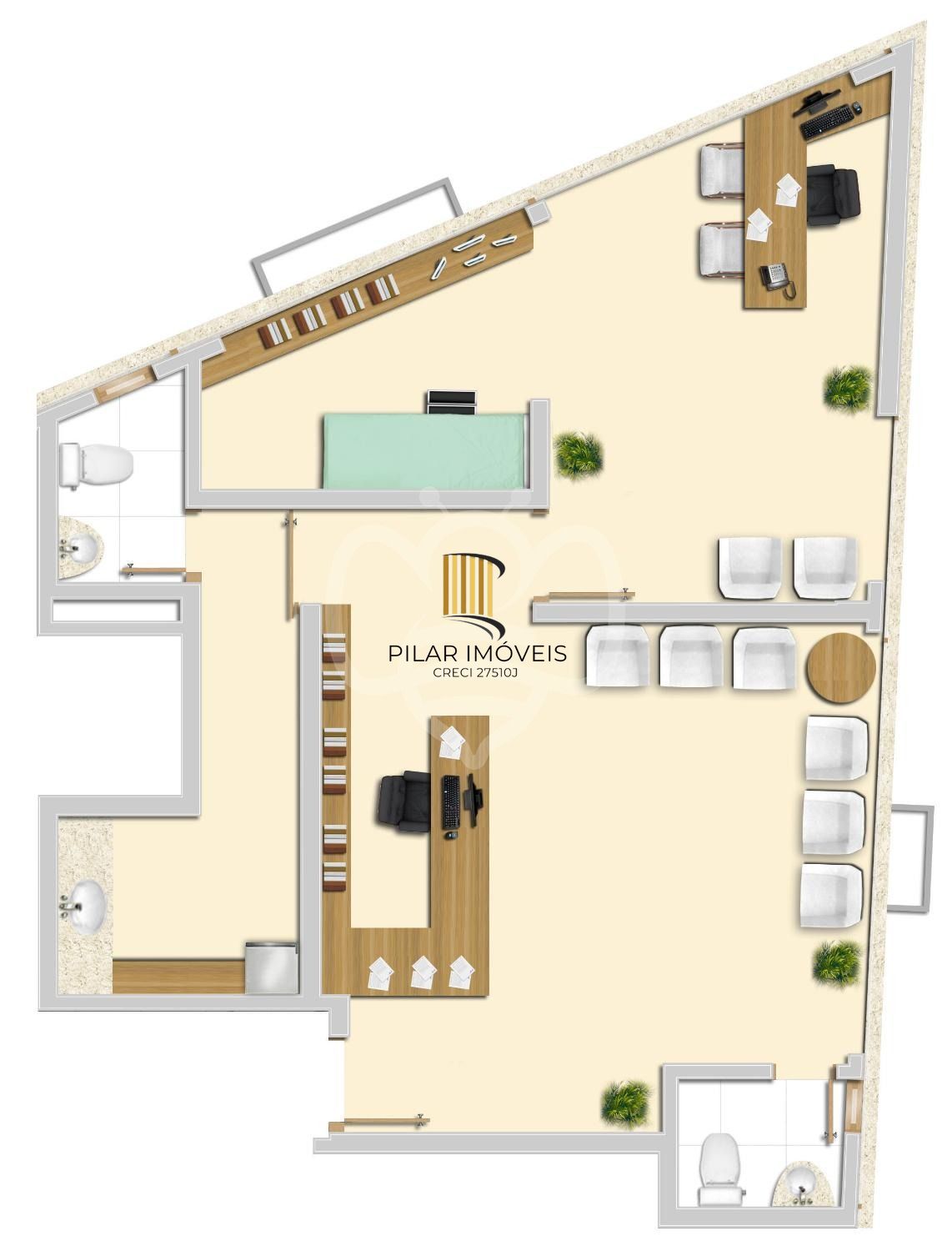 Conjunto/Sala para Venda - 26m², 0 dormitórios, Santana