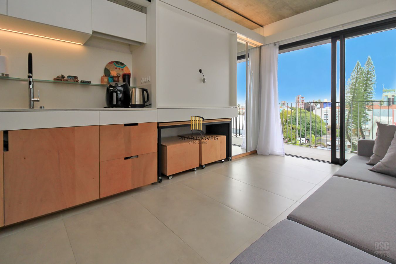 Apartamento Studio Mobiliado no Menino Deus - Excelente investimento para renda