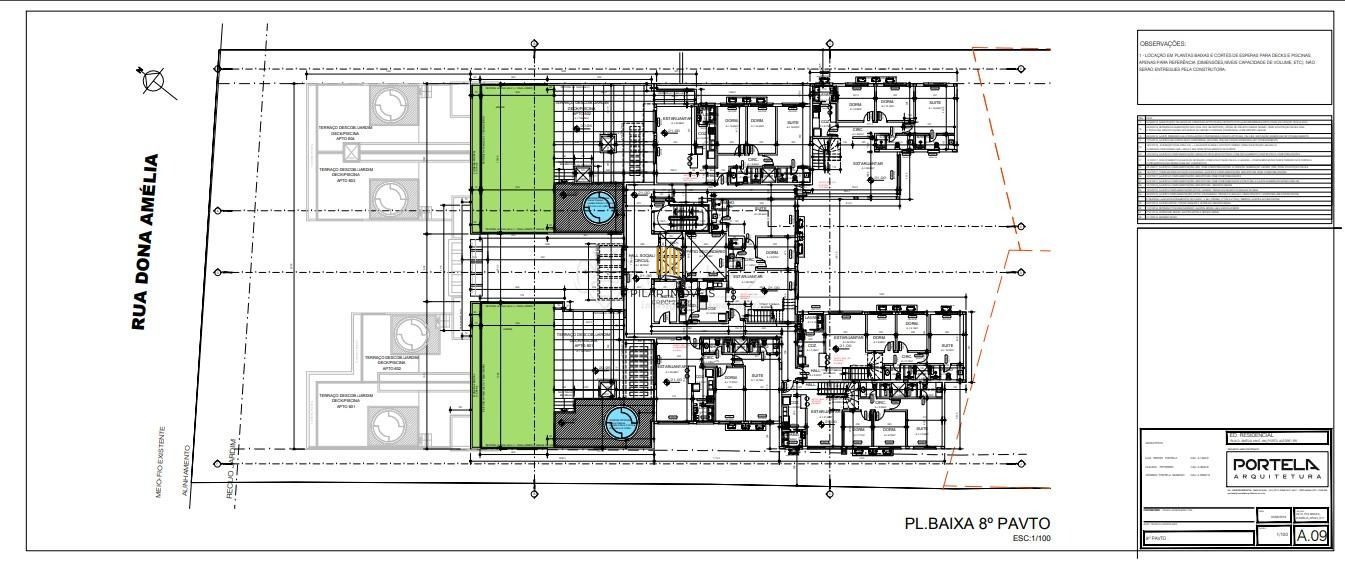 Cobertura para Venda - 199m², 4 dormitórios, sendo 2 suites, 3 vagas - Menino Deus - Pilar Imóveis