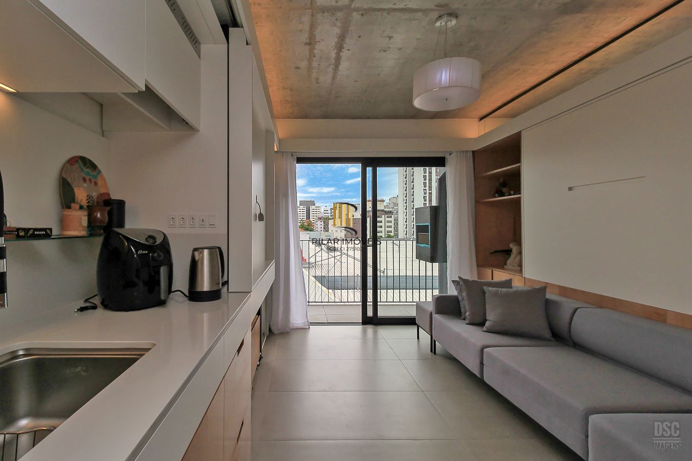 Apartamento Studio Mobiliado no Menino Deus - Excelente investimento para renda - Pilar Imóveis