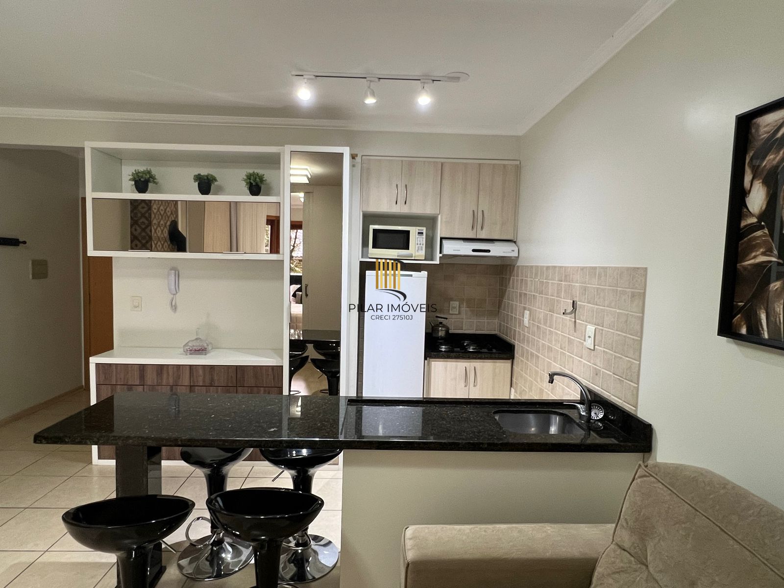 Apartamento 1 dormitório no bairro Centro