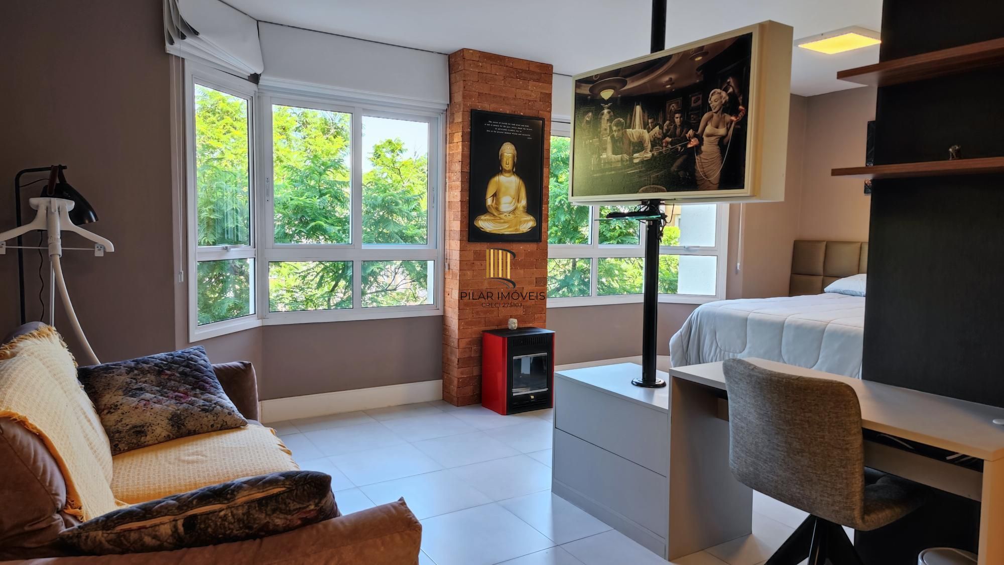 Apartamento  no Centro Histórico de Porto Alegre Mobiliado