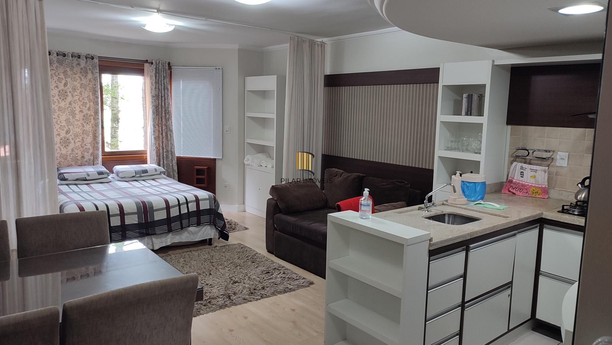 Apartamento Mobiliado de 1 Quarto em Gramado, Rio Grande do Sul