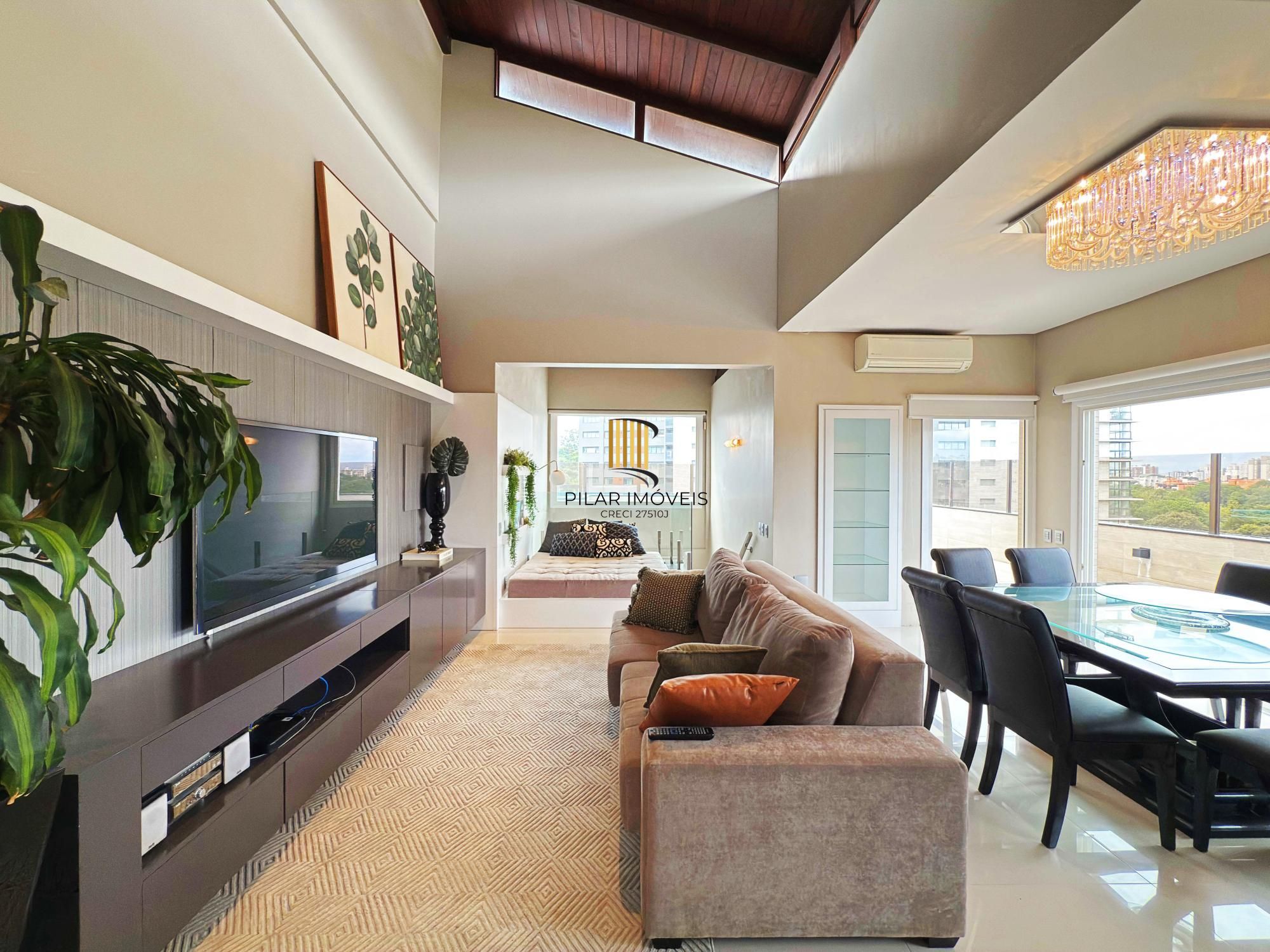 Cobertura na Av. Nilo Peçanha próximo ao Shopping Iguatemi com 3 dormitórios