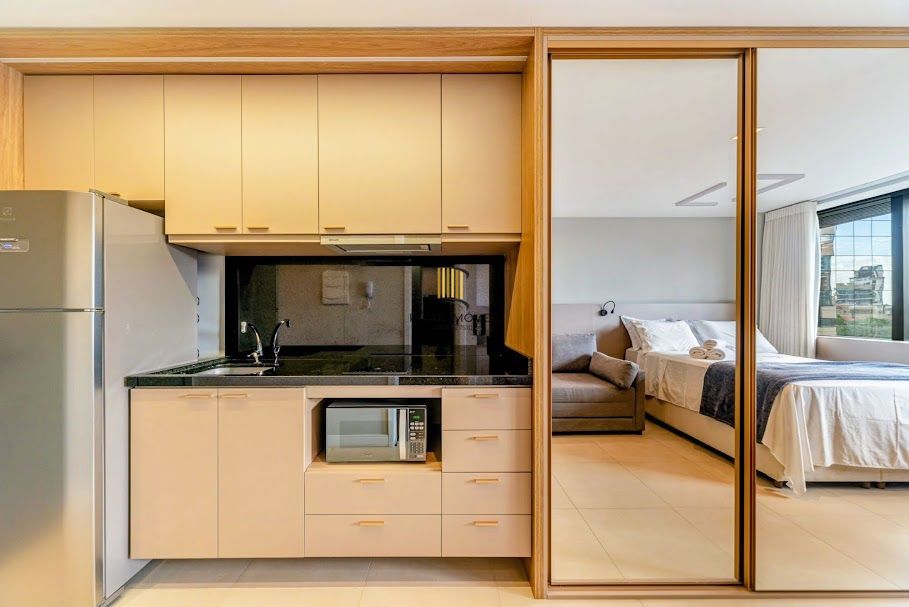 Loft no Condomínio Carlos Gomes Square no bairro Três Figueiras