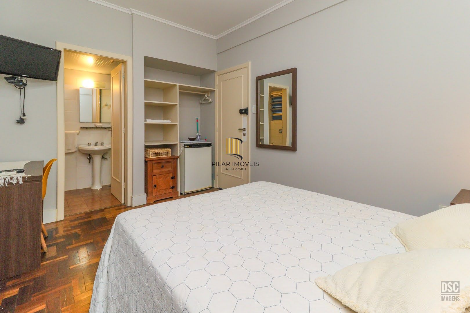 Studio mobiliado e equipado no Centro Histórico