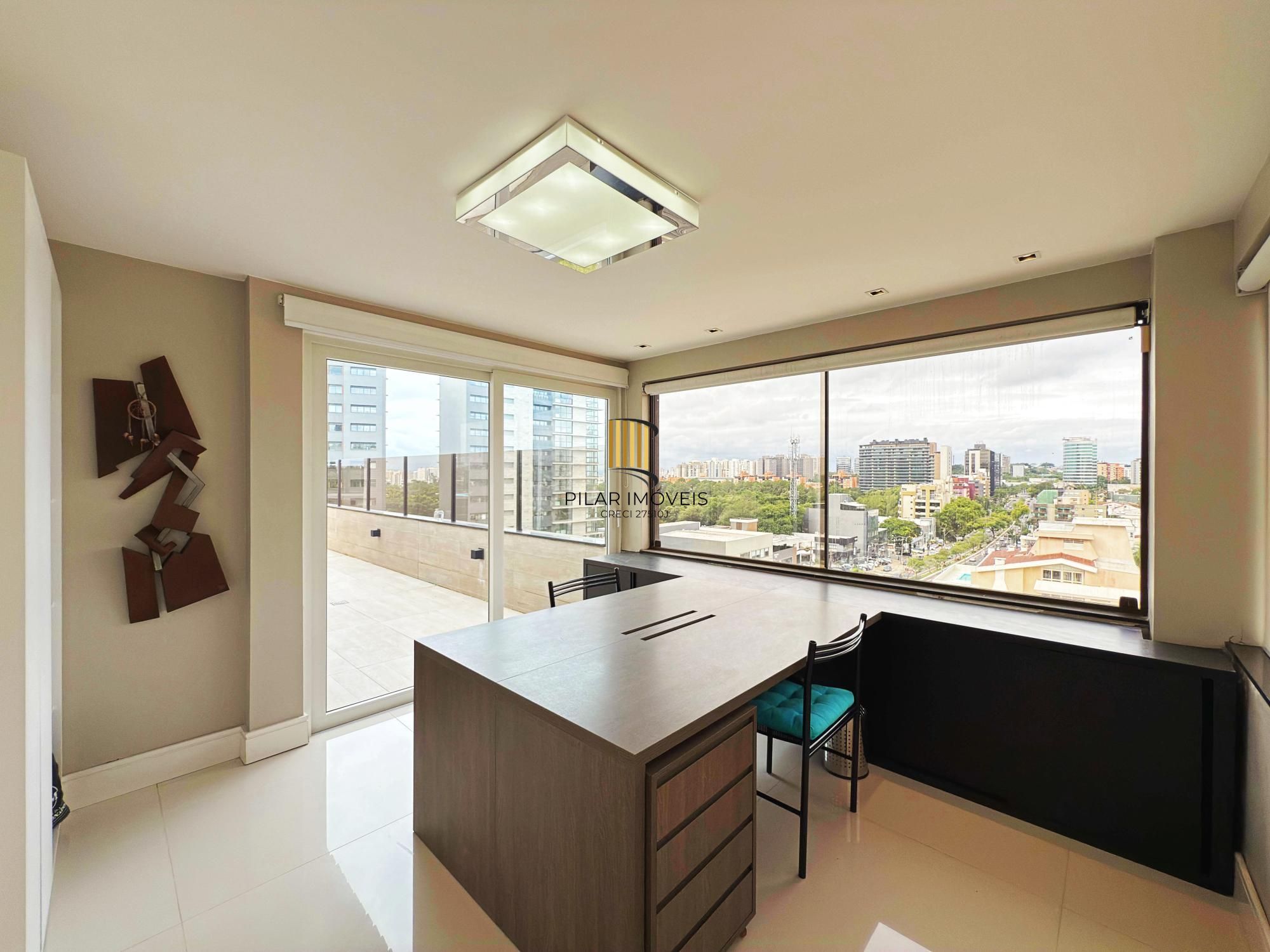 Cobertura na Av. Nilo Peçanha próximo ao Shopping Iguatemi com 3 dormitórios