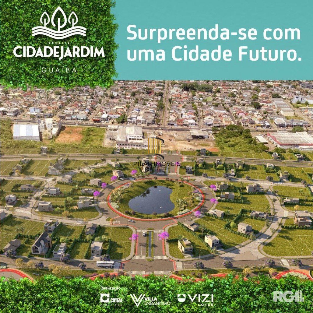 TERRENOS NO EMPREENDIMENTO CIDADE JARDIM GUAIBA