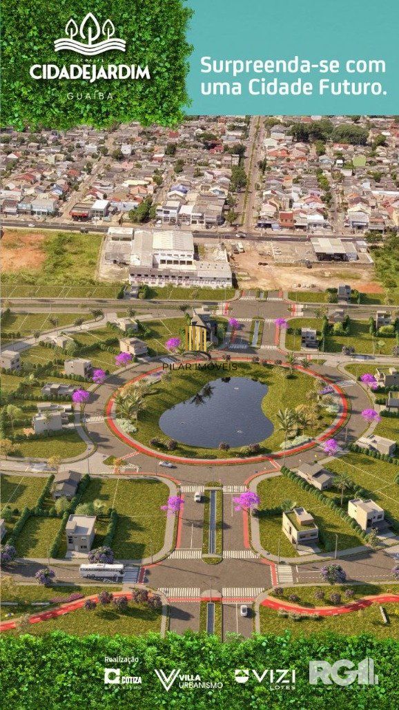 TERRENOS NO EMPREENDIMENTO CIDADE JARDIM GUAIBA