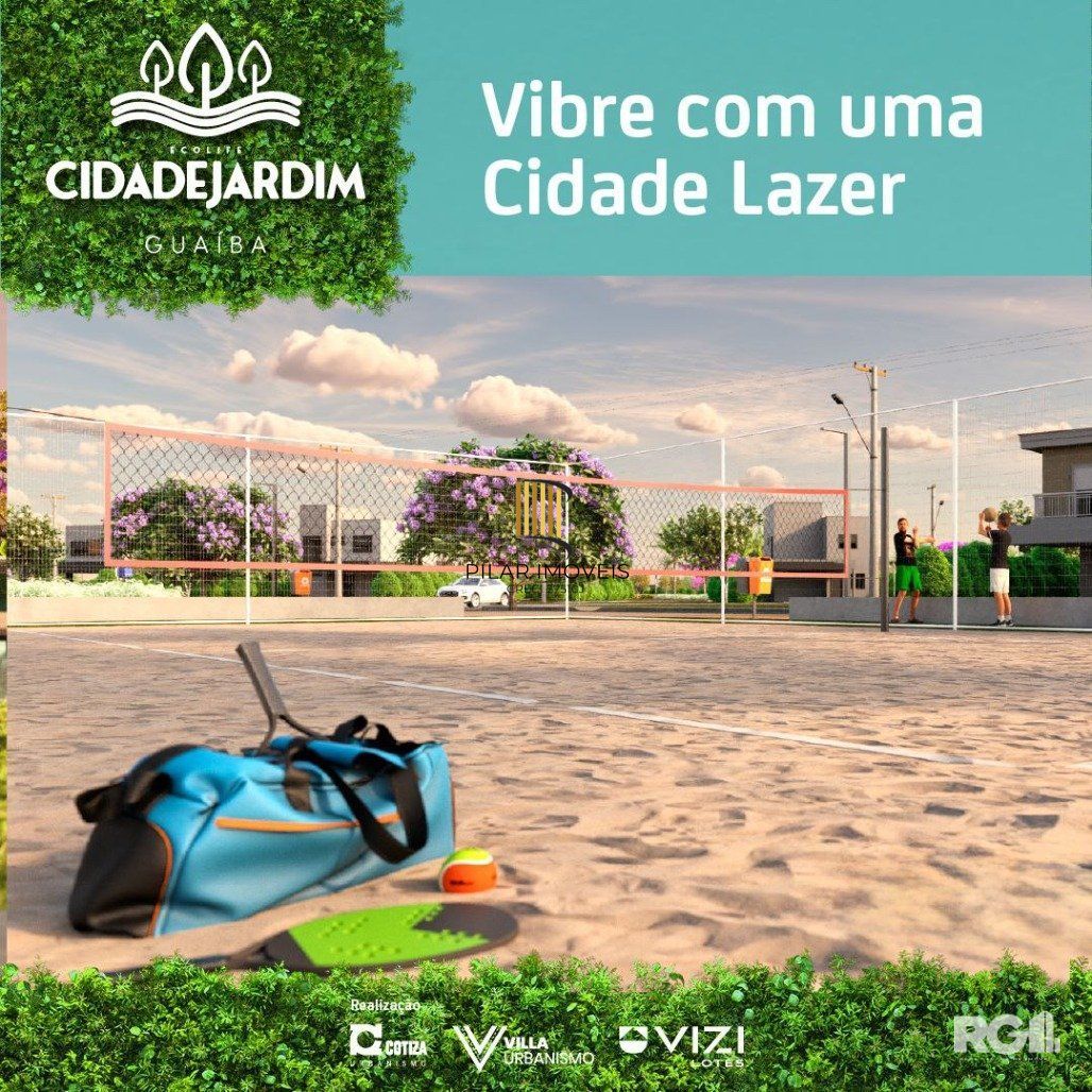 TERRENOS NO EMPREENDIMENTO CIDADE JARDIM GUAIBA