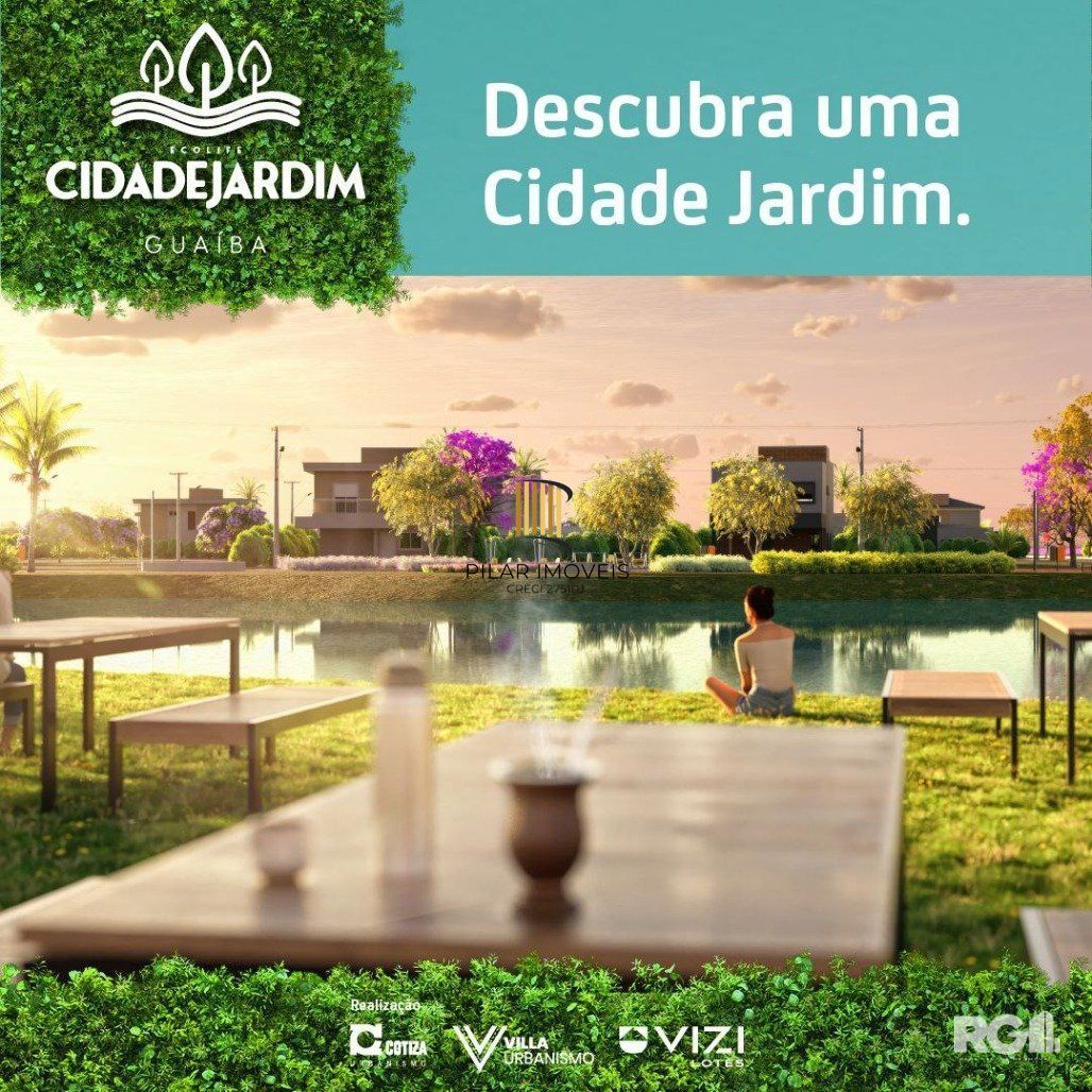 TERRENOS NO EMPREENDIMENTO CIDADE JARDIM GUAIBA