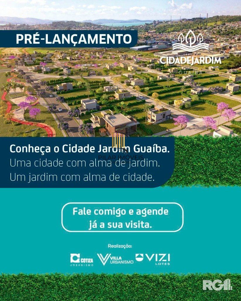 TERRENOS NO EMPREENDIMENTO CIDADE JARDIM GUAIBA
