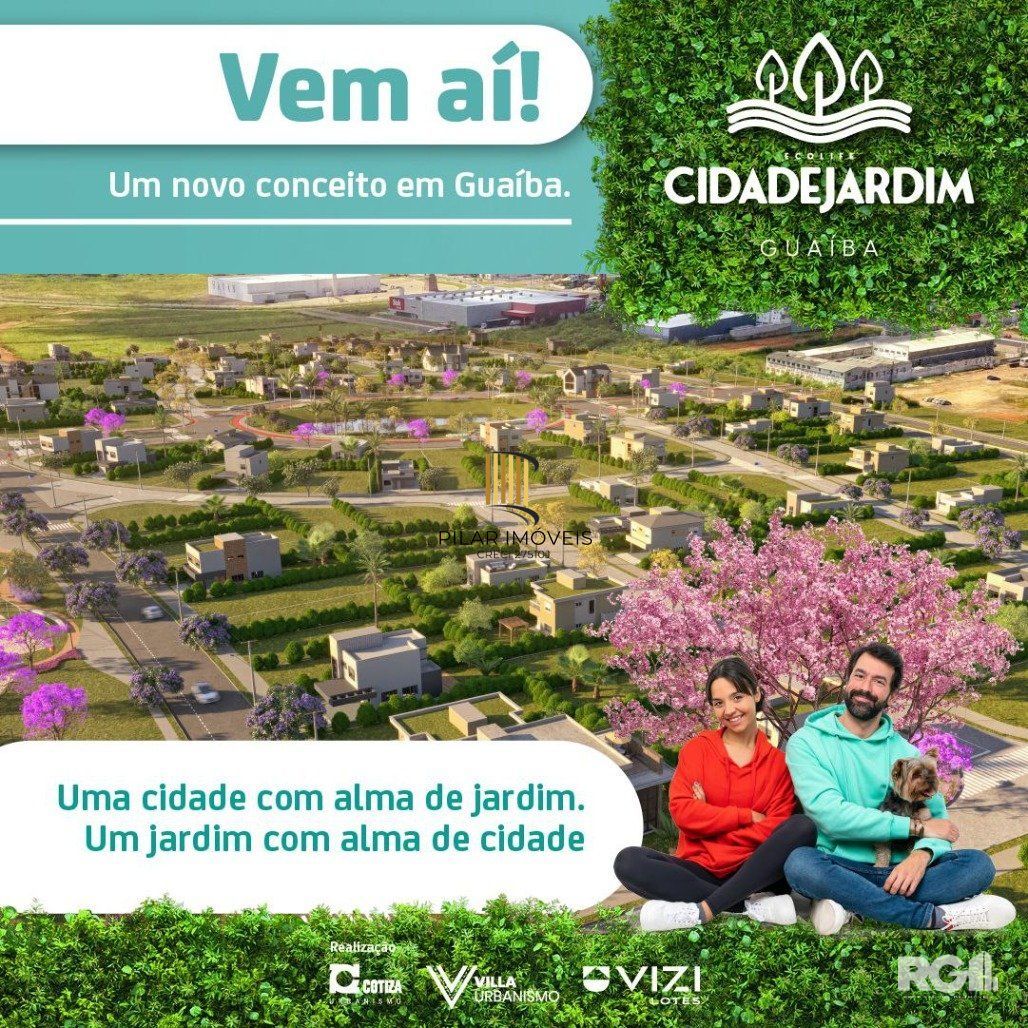 TERRENOS NO EMPREENDIMENTO CIDADE JARDIM GUAIBA