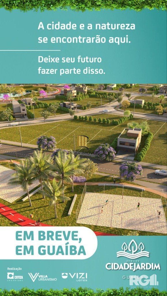 TERRENOS NO EMPREENDIMENTO CIDADE JARDIM GUAIBA