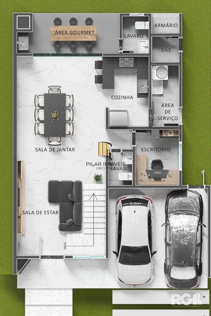 Casa Condominio 3 Dormitório(s) Bairro Reserva das Figueiras