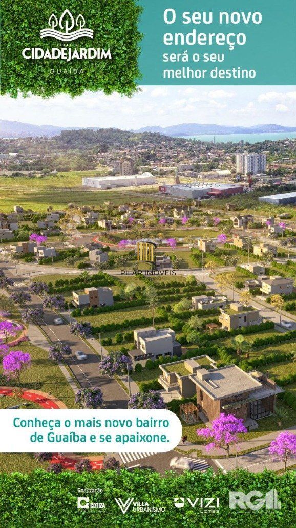 TERRENOS NO EMPREENDIMENTO CIDADE JARDIM GUAIBA