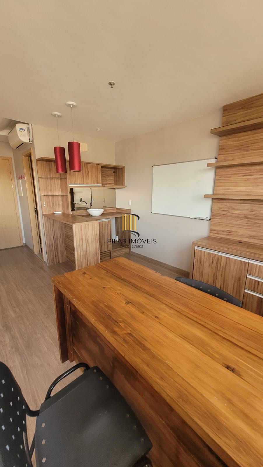 Conjunto/Sala para Venda -34,48m², 0 dormitórios, 1 vaga - mobiliado Menino Deus