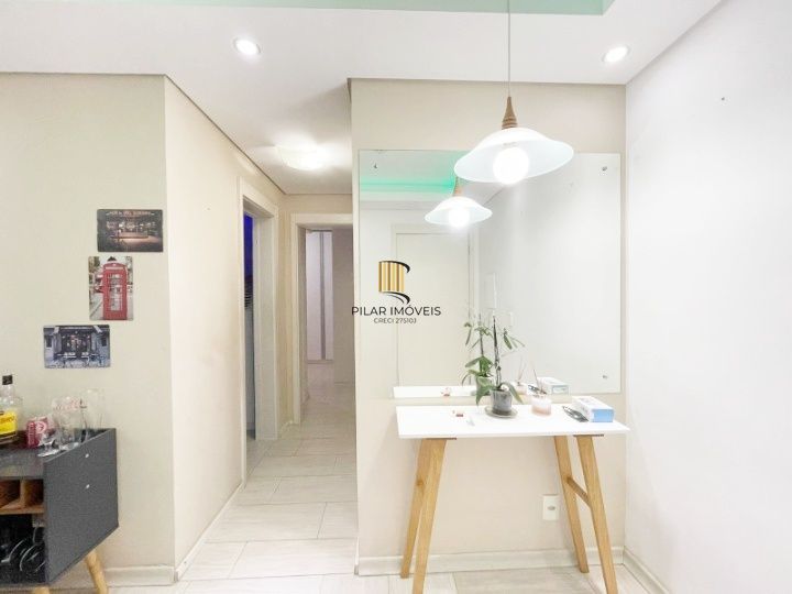 Excelente apartamento de 48,51m² com 2 dormitórios todo mobiliado, 1 banheiro com armário e vaga