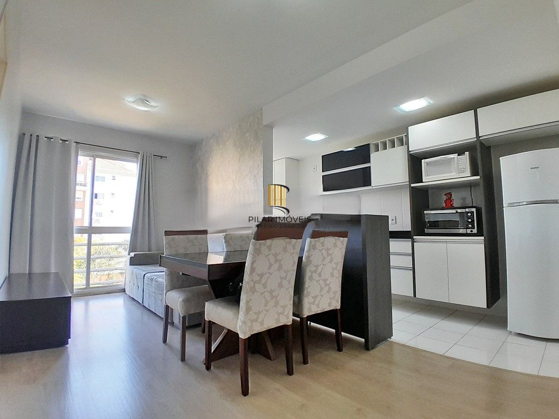 VENDA APARTAMENTO 1 DORMITÓRIO MOBILIADO VISTA  EDIFICIO COM INFRA ESTRUTURA GARAGEM IGARA CANOAS - Pilar Imóveis