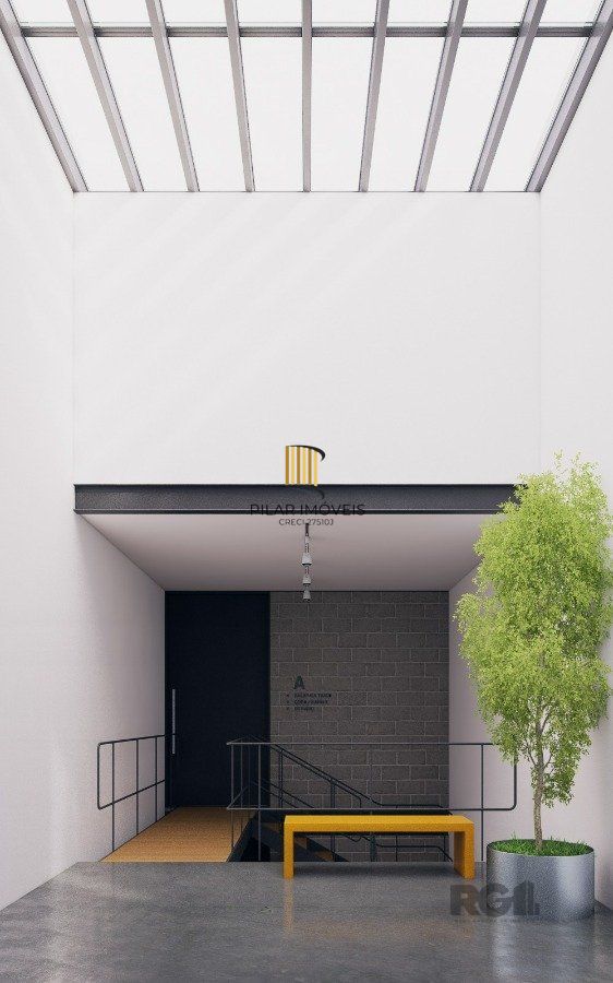 Prédio Comercial de Design Contemporâneo na Rua Coronel Fernando Machado, no Centro de Porto Alegre