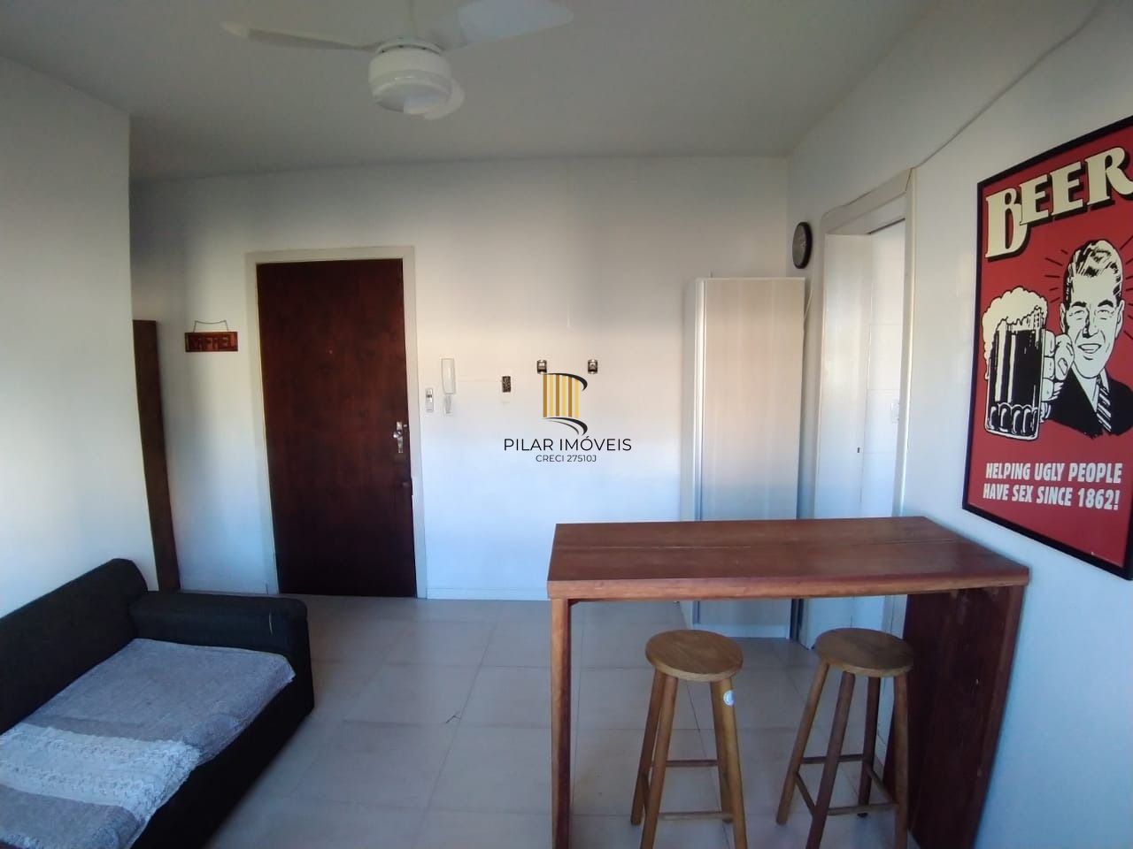 Apartamento 1 dormitório no bairro Higienópolis