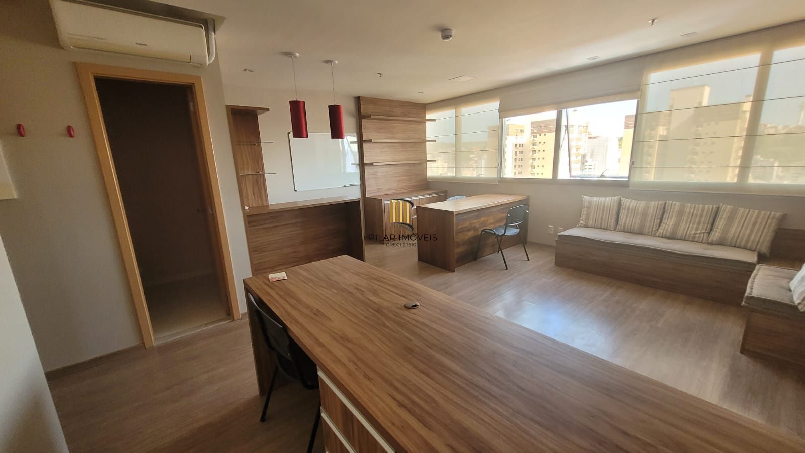 Conjunto/Sala para Venda -34,48m², 0 dormitórios, 1 vaga - mobiliado Menino Deus