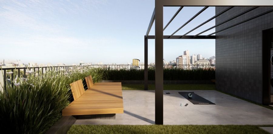 Apartamento Novo, studio grande com 41,28m² privativos, churrasqueira, vista junto ao parcão e zafari cabral