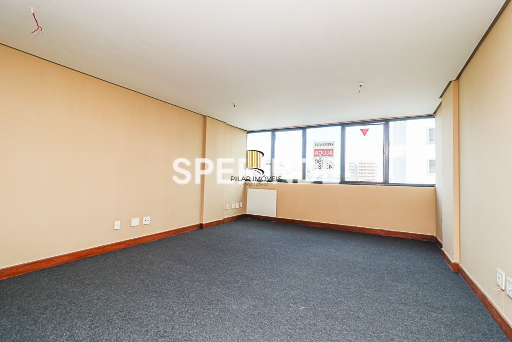 SALA COMERCIAL 37,44M² TRÊS FIGUEIRAS, banh. privativo, piso carpete, - Pilar Imóveis