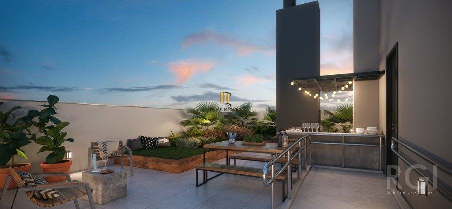 Apartamento Garden de 2 dormitórios, sendo 1 suíte, sala de jantar e estar, cozinha com churrasqueira