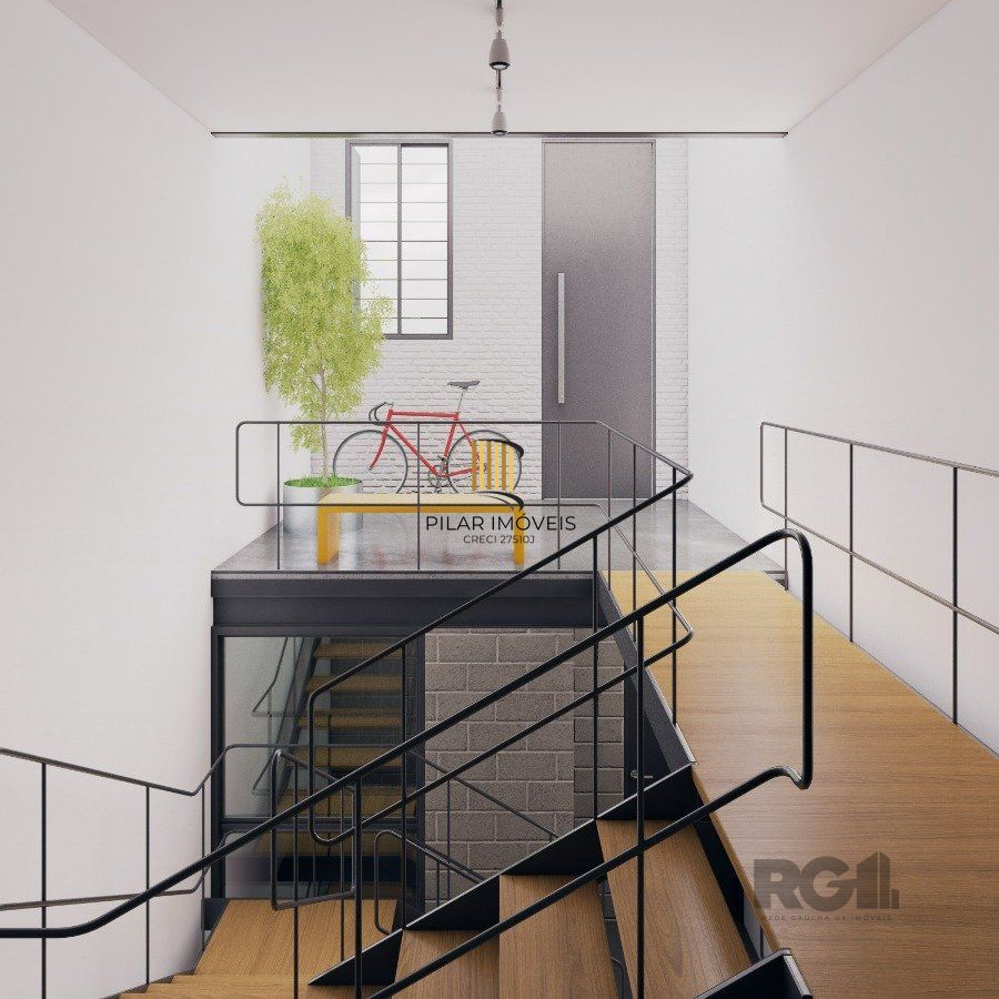 Prédio Comercial de Design Contemporâneo na Rua Coronel Fernando Machado, no Centro de Porto Alegre