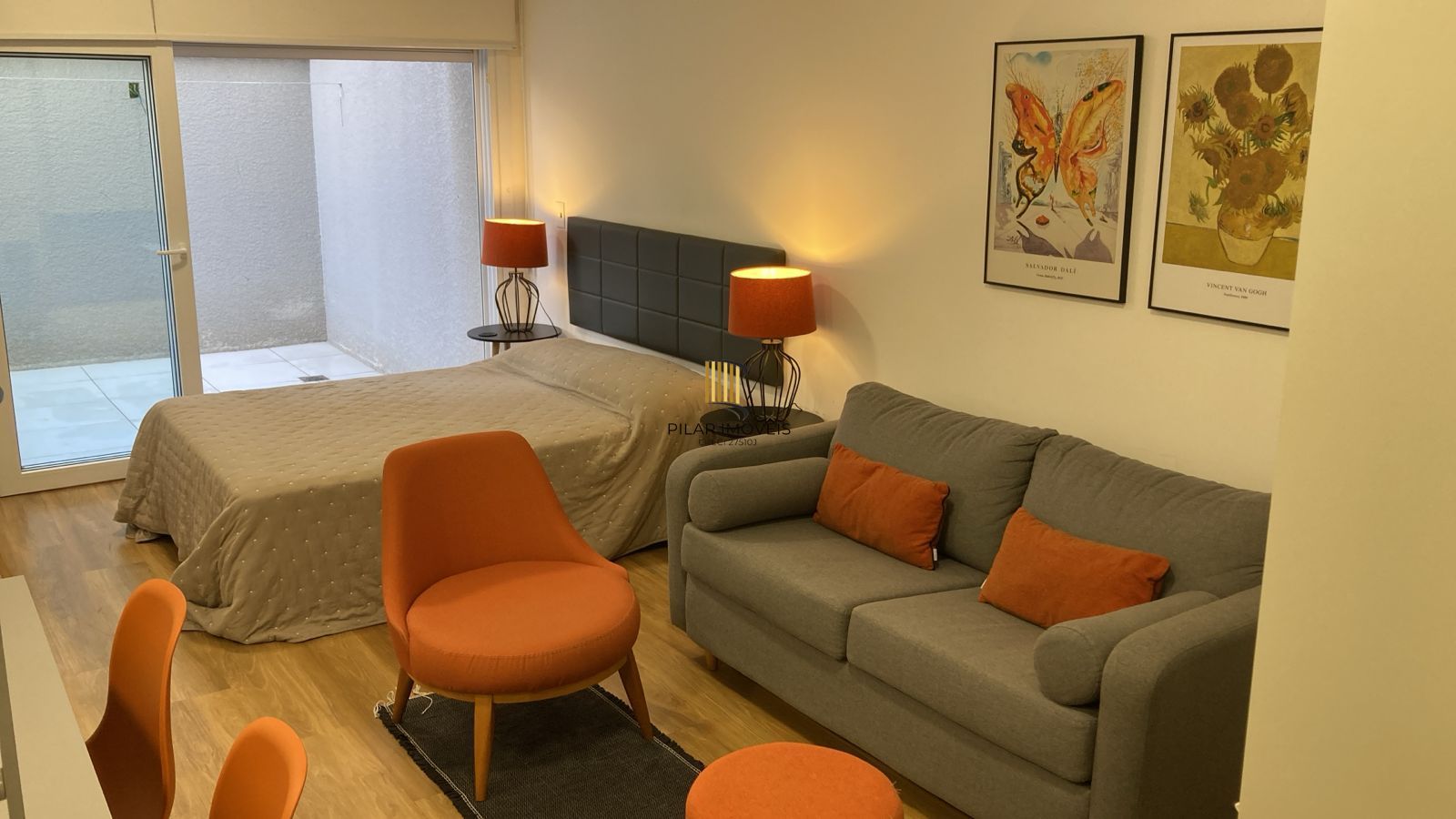 Apartamento Garden, 1 quarto,  todo mobiliado, próximo a Redenção bem arejado e iluminado.