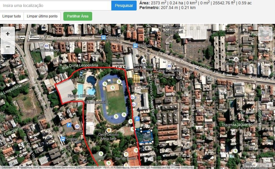 Terreno no bairro Higienópolis