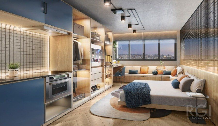 Loft 1 dormitório no bairro Cidade Baixa - Pilar Imóveis