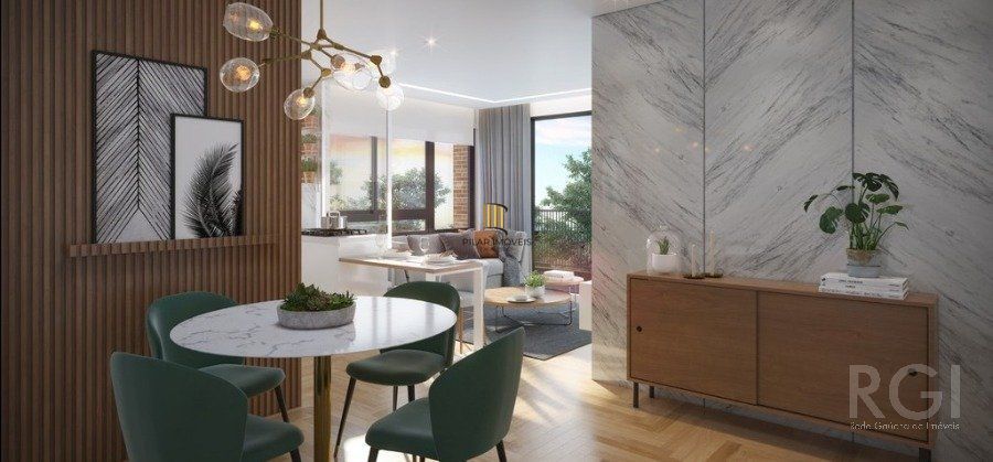 Apartamento Garden de 2 dormitórios, sendo 1 suíte, sala de jantar e estar, cozinha com churrasqueira